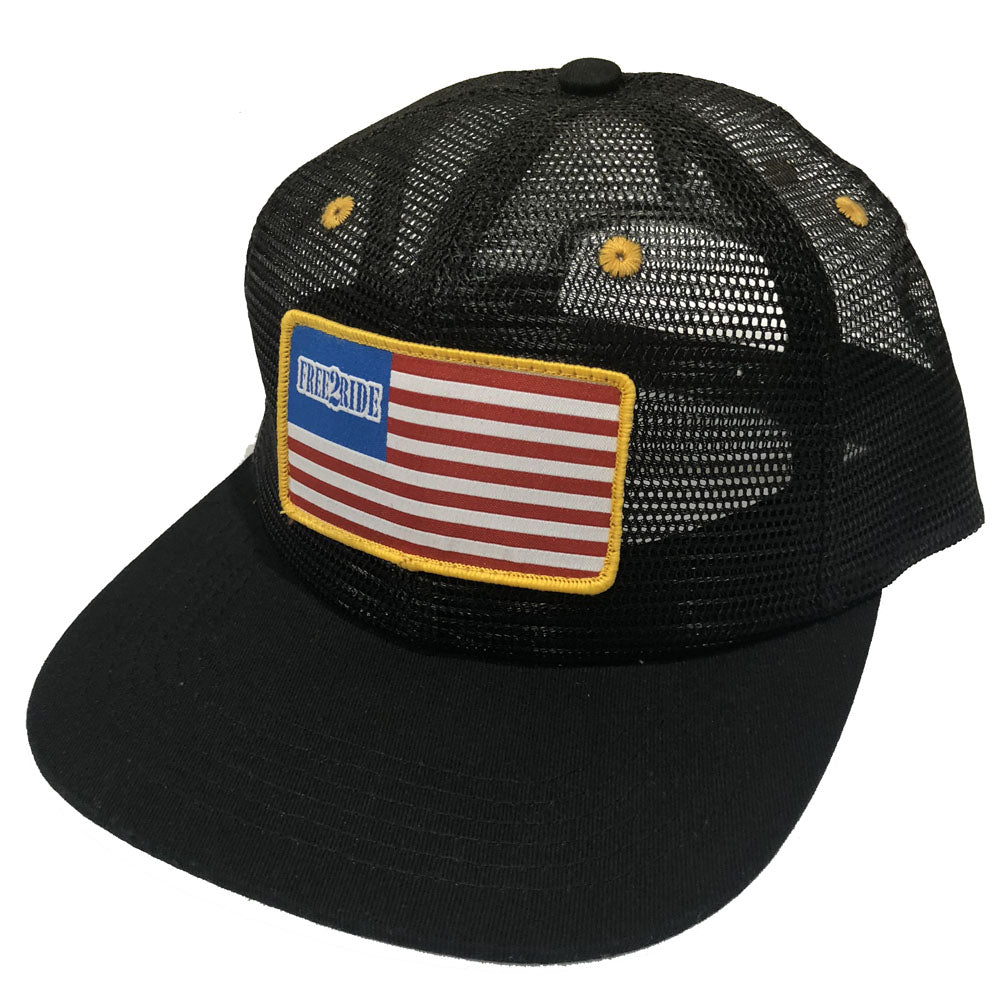 Full Mesh Flag Hat Free2Ride