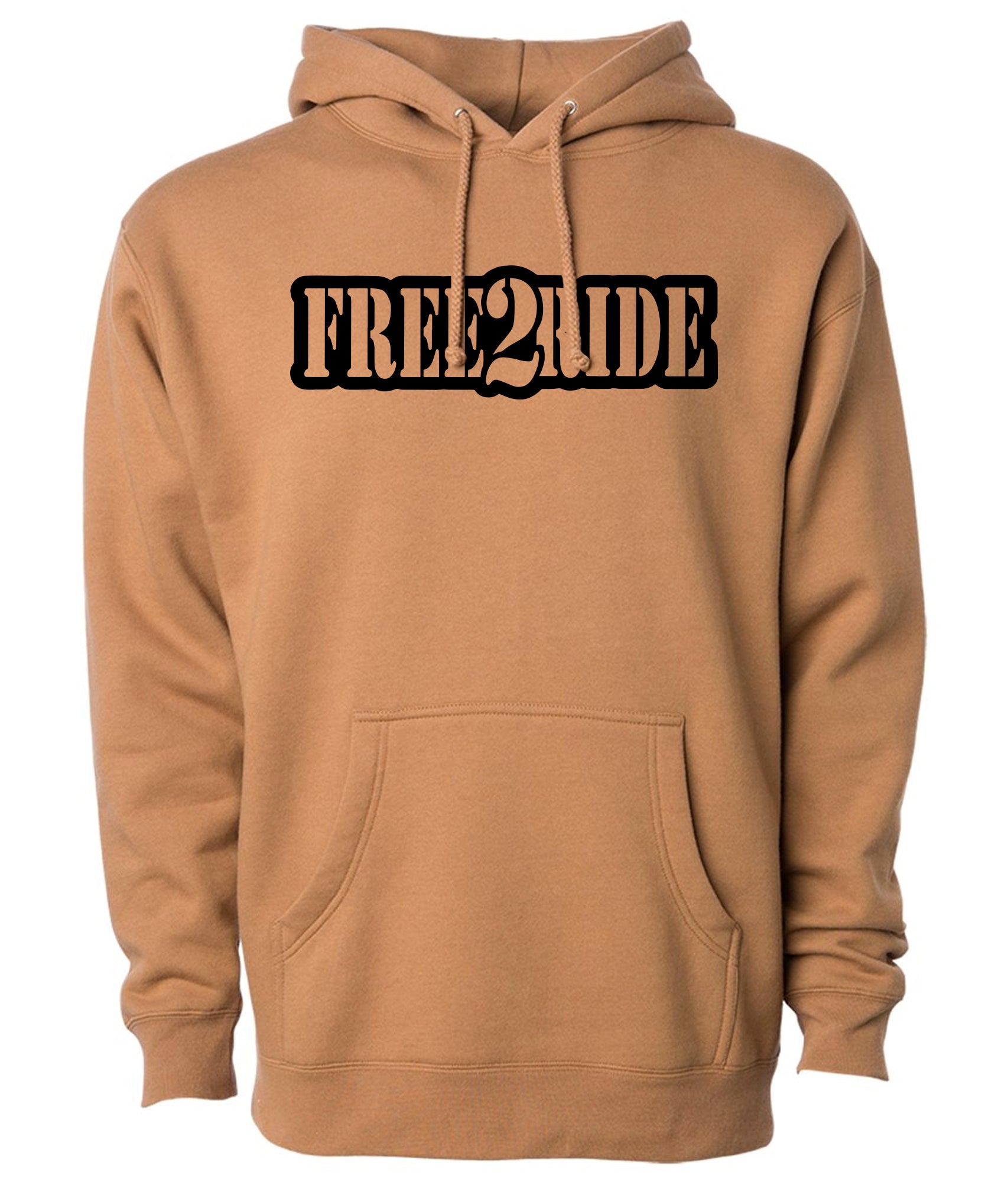 Free2Ride Logo Hoodie - Saddle